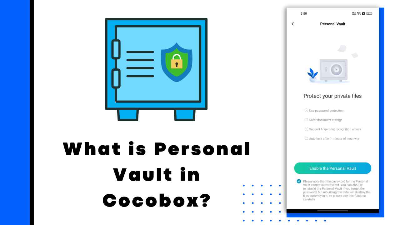 What is Personal Vault in Cocobox